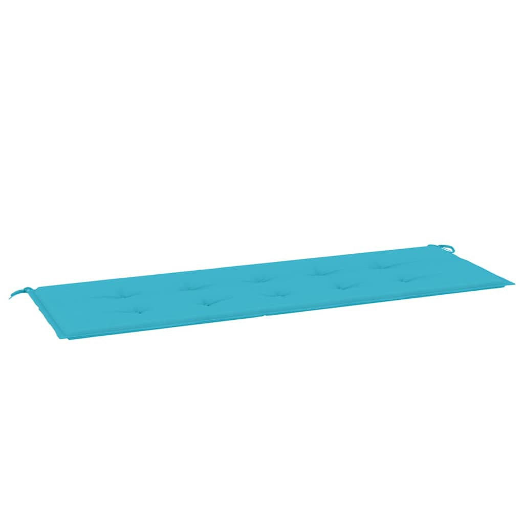 Vidaxl Gartenbank Kissen 150x50x3 cm Oxford Stoff Türkis