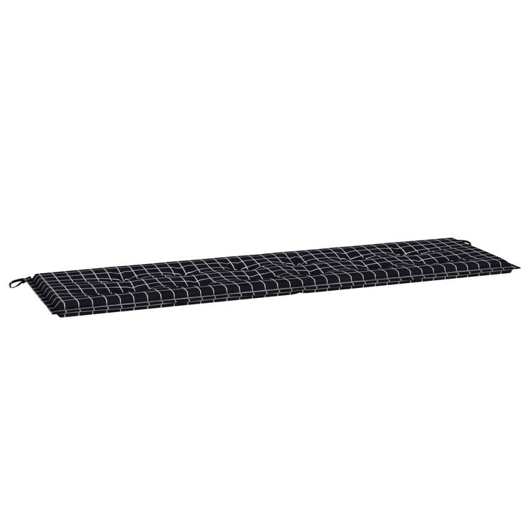 Vidaxx Sofakissen kariert Black Diamond 150 x 50 x 3 cm Oxford-Stoff