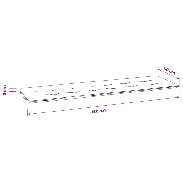 Vidaxx Sofakissen kariert Black Diamond 150 x 50 x 3 cm Oxford-Stoff