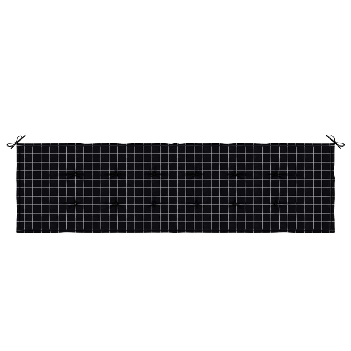 Vidaxx Sofakissen kariert Black Diamond 150 x 50 x 3 cm Oxford-Stoff