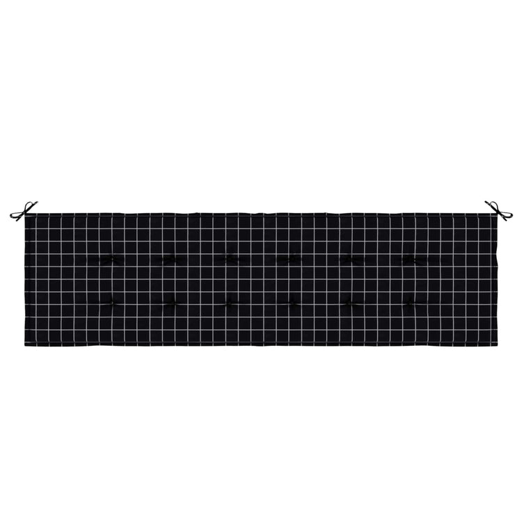 Vidaxx Sofakissen kariert Black Diamond 150 x 50 x 3 cm Oxford-Stoff