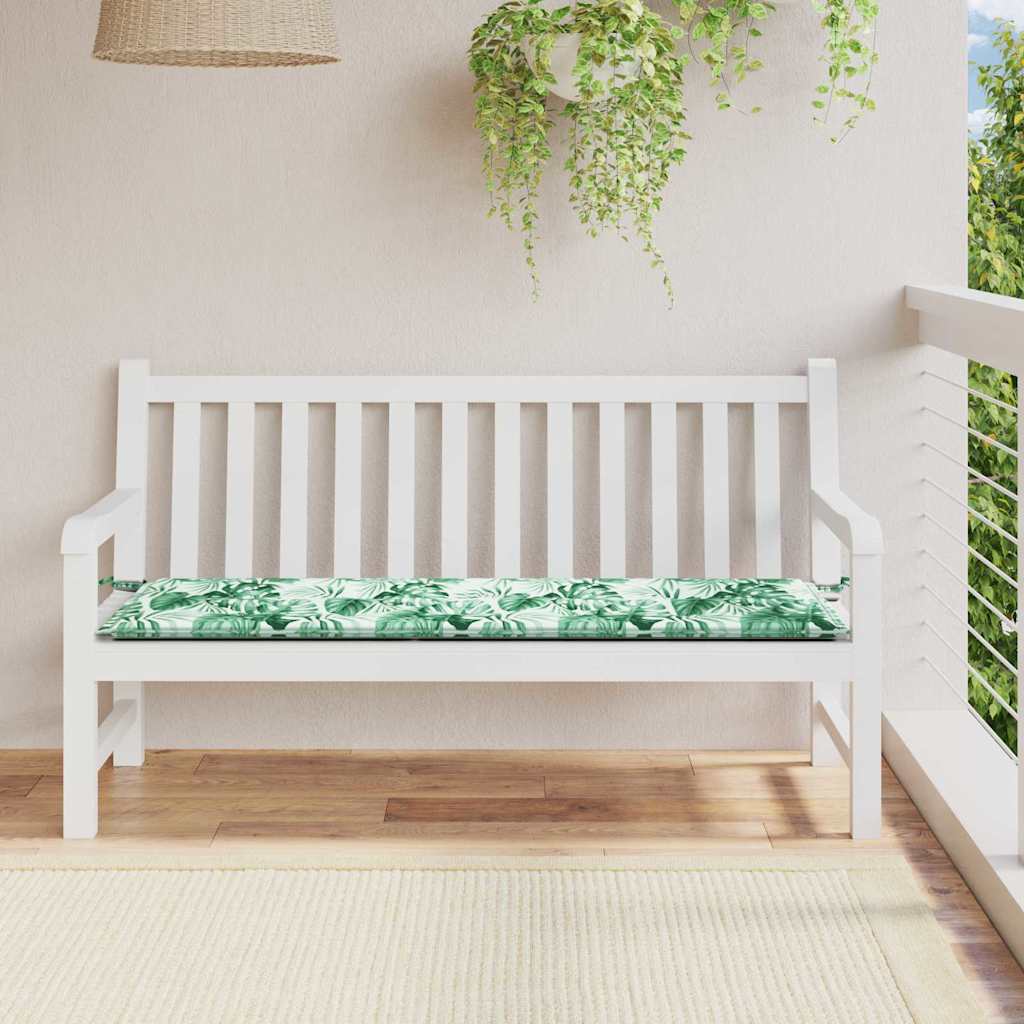VidaXL Sofakissen Blatt Blattmuster 200 x 50 x 3 cm Oxford-Stoff