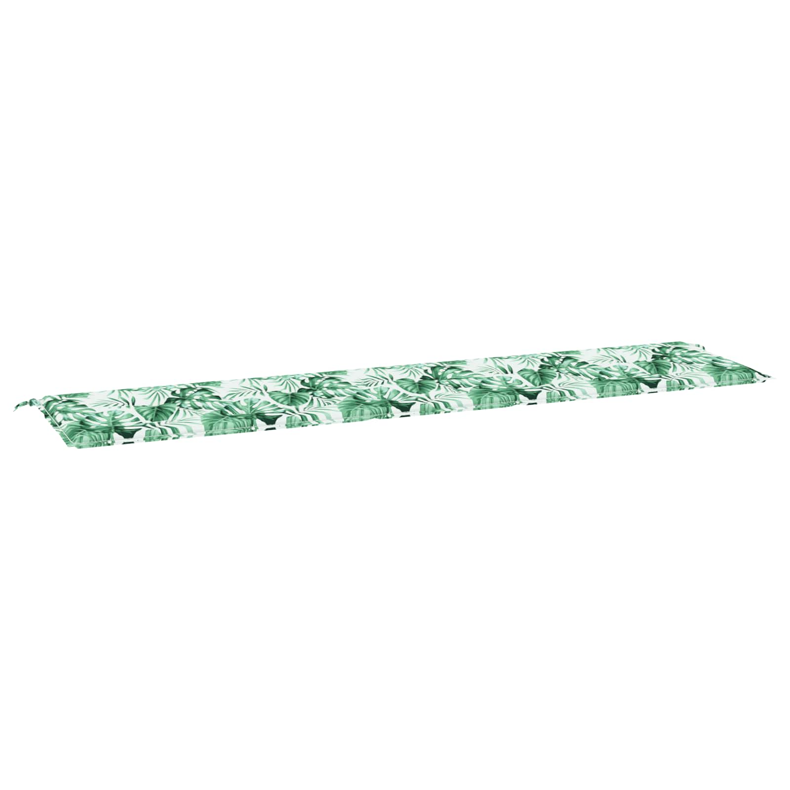 VidaXL Sofakissen Blatt Blattmuster 200 x 50 x 3 cm Oxford-Stoff