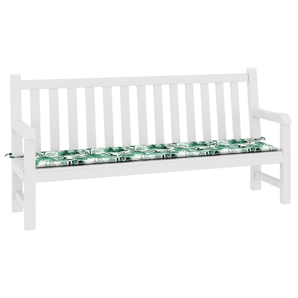 VidaXL Sofakissen Blatt Blattmuster 200 x 50 x 3 cm Oxford-Stoff