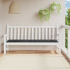 Vidaxl Gartenbank Kissen Diamantmuster 150x50x3 cm Stoff schwarz