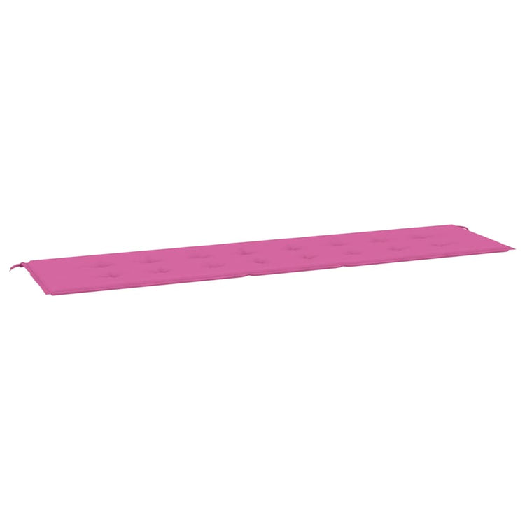 Vidaxl Garden Bench Kissen 200x50x3 cm Stoff rosa