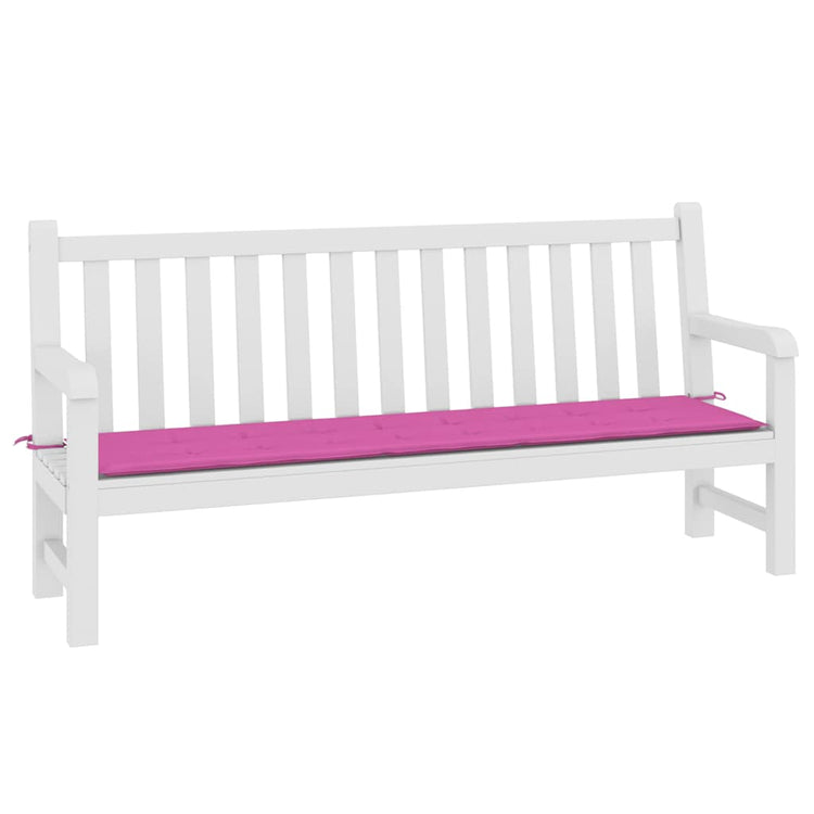 Vidaxl Garden Bench Kissen 200x50x3 cm Stoff rosa