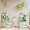 Vidaxl Garden Stuhl Kissen 2 PCs 120x50x3 cm Stoff Multi -Colored