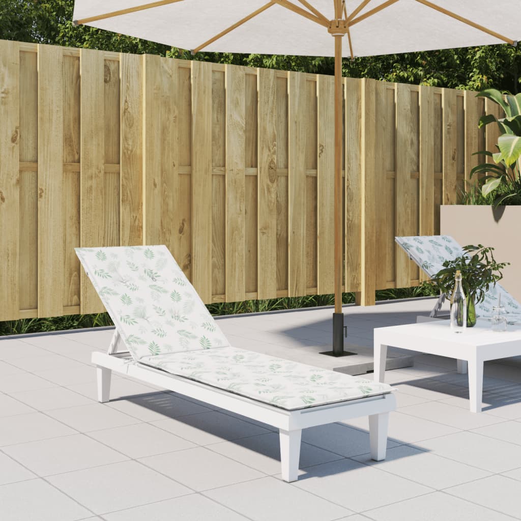 Vidaxl Terrassenstuhl Kissenblattmuster Oxford Stoff