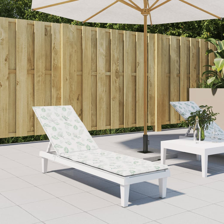 Vidaxl Terrassenstuhl Kissenblattmuster Oxford Stoff