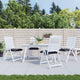 VidaXL Stuhlkissen 4 Stück 40x40x7 cm Oxford-Stoff Anthrazit