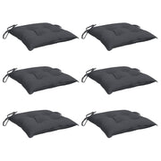 VIDAXL -Stuhlkissen 6 PCs 40x40x7 cm Oxford Stoffanthrazit -gelöscht - afbeelding 3
