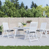 Vidaxx Stuhlkissen 4 Stück 40x40x7 cm Oxford-Stoff grau