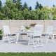 Vidaxx Stuhlkissen 4 Stück 40x40x7 cm Oxford-Stoff grau