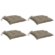 VidaXL Stuhlkissen 4 Stück 40x40x7 cm Oxford-Stoff Taupe - afbeelding 3