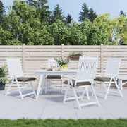 VidaXL Stuhlkissen 4 Stück 40x40x7 cm Oxford-Stoff Taupe - afbeelding 1