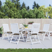 VIDAXL -Stuhlkissen 6 PCs 40x40x7 cm Oxford Stofftaupe - afbeelding 1