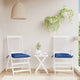 VIDAXL STUHR Kissen 2 PCs 40x40x7 cm Oxford Stoff blau