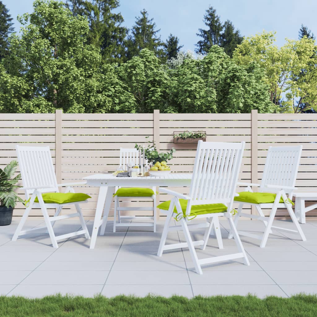 VIDAXL STUHR Kissen 6 PCs 40x40x7 cm Oxford Stoff klare Grün