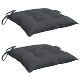VIDAXL -Stuhlkissen 2 ST 50 x 50 x 7 cm Oxford Stoffanthrazit -gelöscht - afbeelding 3
