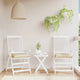 Vidaxl Palettenkissen 2 ST 50x50x7 cm Oxford Stoff Beige