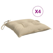 Vidaxl Palettenkissen 4 ST 50x50x7 cm Oxford Stoff Beige - afbeelding 1