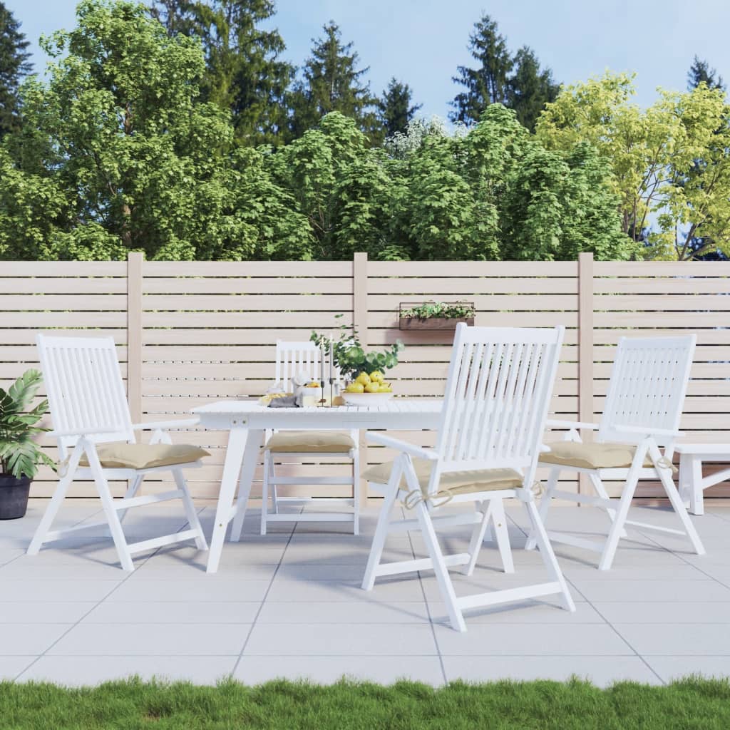 Vidaxl Palettenkissen 4 ST 50x50x7 cm Oxford Stoff Beige