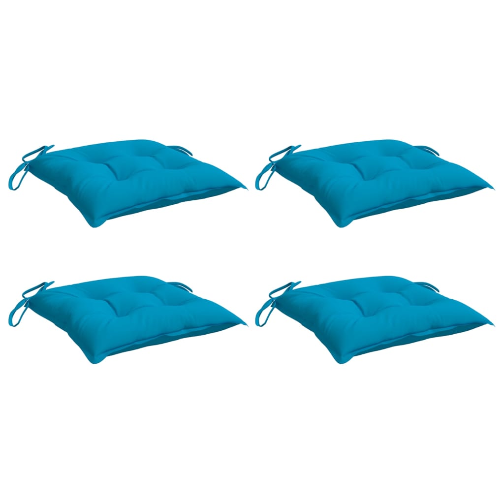 Vidaxl Palettenkissen 4 ST 50 x 50 x 7 cm Oxford Stoff hellblau