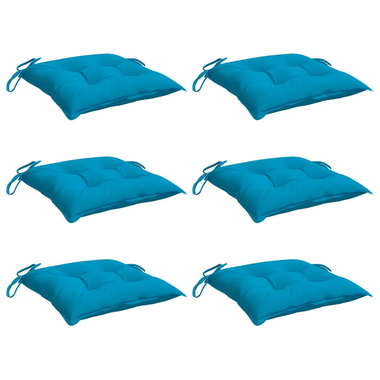 Vidaxl Palettenkissen 6 ST 50 x 50 x 7 cm Oxford Stoff hellblau
