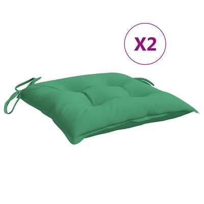 VidaXL Palettenkissen 2 Stück 50x50x7 cm Oxford-Stoff grün