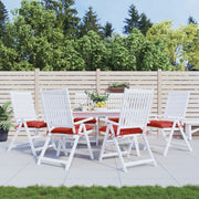 Vidaxl Palettenkissen 6 ST 50x50x7 cm Oxford Stoff rot - afbeelding 1