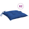 Vidaxl Palettenkissen 2 ST 50x50x7 cm Oxford Stoff blau