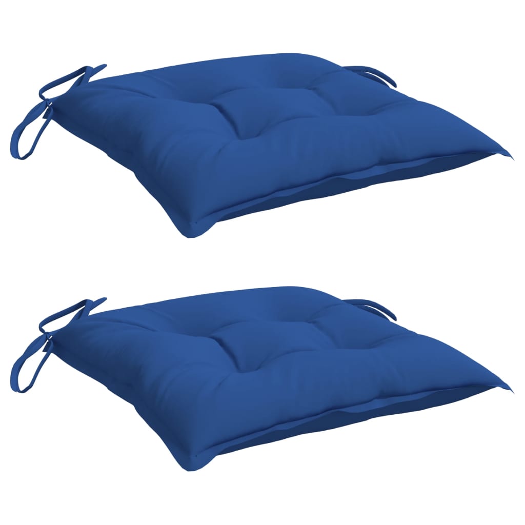 Vidaxl Palettenkissen 2 ST 50x50x7 cm Oxford Stoff blau