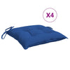 Vidaxl Palettenkissen 4 ST 50x50x7 cm Oxford Stoff blau