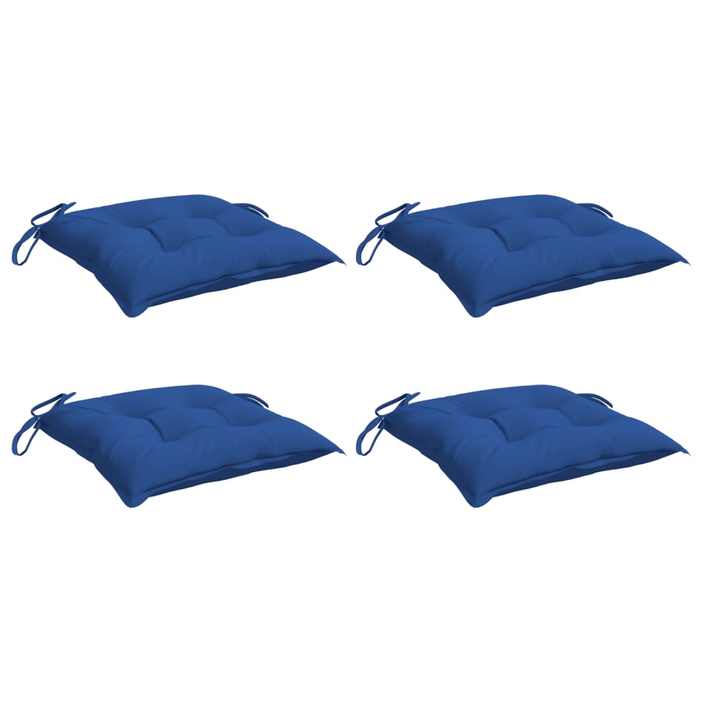 Vidaxl Palettenkissen 4 ST 50x50x7 cm Oxford Stoff blau