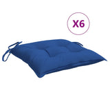 Vidaxl Palettenkissen 6 ST 50x50x7 cm Oxford Stoff blau - afbeelding 2
