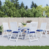 Vidaxl Palettenkissen 6 ST 50x50x7 cm Oxford Stoff blau - afbeelding 1