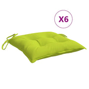 Vidaxl Palettenkissen 6 ST 50 x 50 x 7 cm Oxford Stoff hellgrün - afbeelding 2