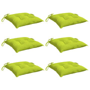 Vidaxl Palettenkissen 6 ST 50 x 50 x 7 cm Oxford Stoff hellgrün - afbeelding 3