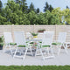 VIDAXL -Stuhlkissen 6 Stcs Blattmuster 50x50x7 cm Stoff