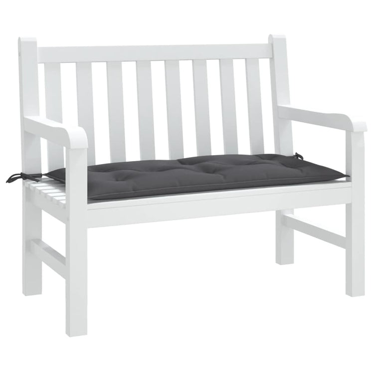 Vidaxl Garden Bench Kissen 100x50x7 cm Oxford Stoffanthrazit -gelöscht