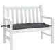 Vidaxl Garden Bench Kissen 100x50x7 cm Oxford Stoffanthrazit -gelöscht