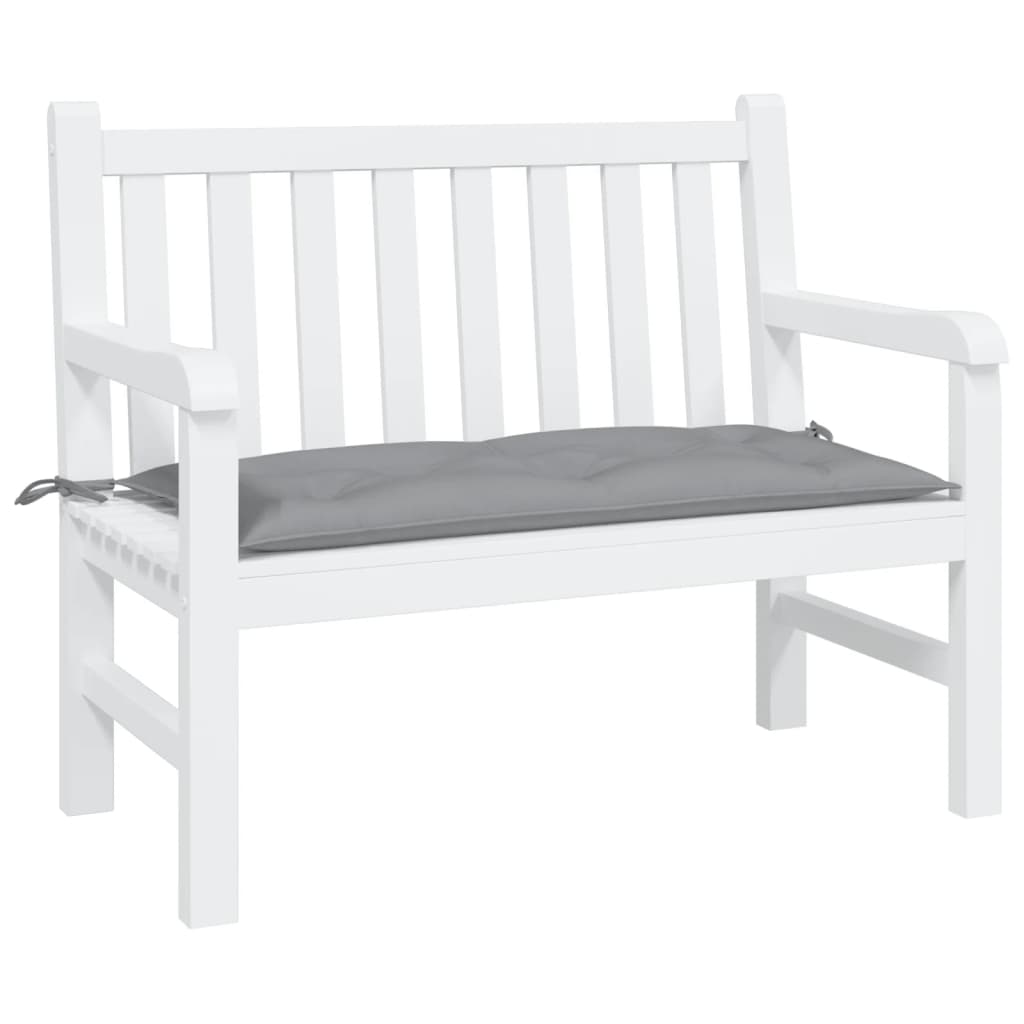 Vidaxl Garden Bench Kissen 100x50x7 cm Oxford Stoff grau