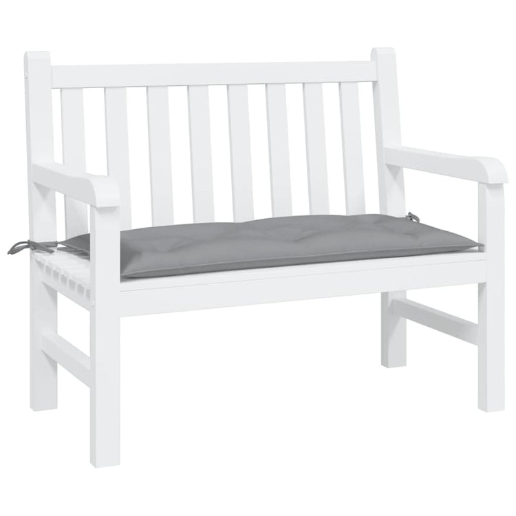 Vidaxl Garden Bench Kissen 100x50x7 cm Oxford Stoff grau