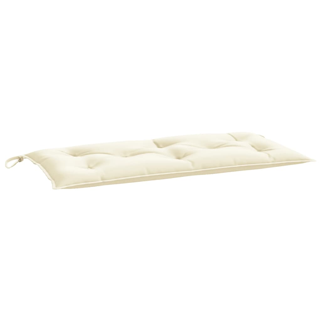 Vidaxx Gartenbankauflage 100x50x7 cm Oxford-Stoff cremefarben