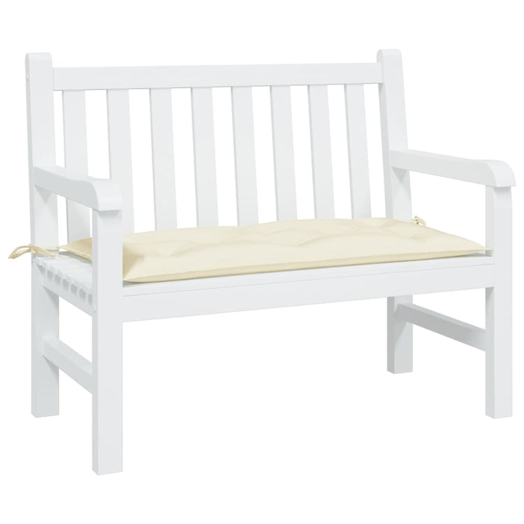 Vidaxx Gartenbankauflage 100x50x7 cm Oxford-Stoff cremefarben