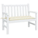 Vidaxx Gartenbankauflage 100x50x7 cm Oxford-Stoff cremefarben