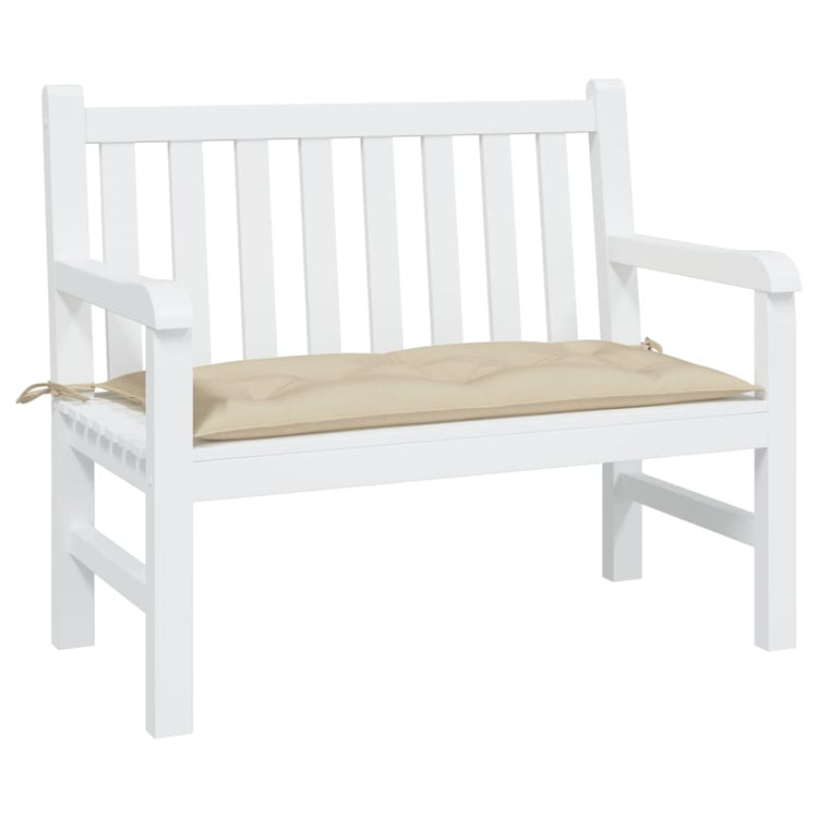 Vidaxl Garden Bench Kissen 100x50x7 cm Oxford Stoff Beige