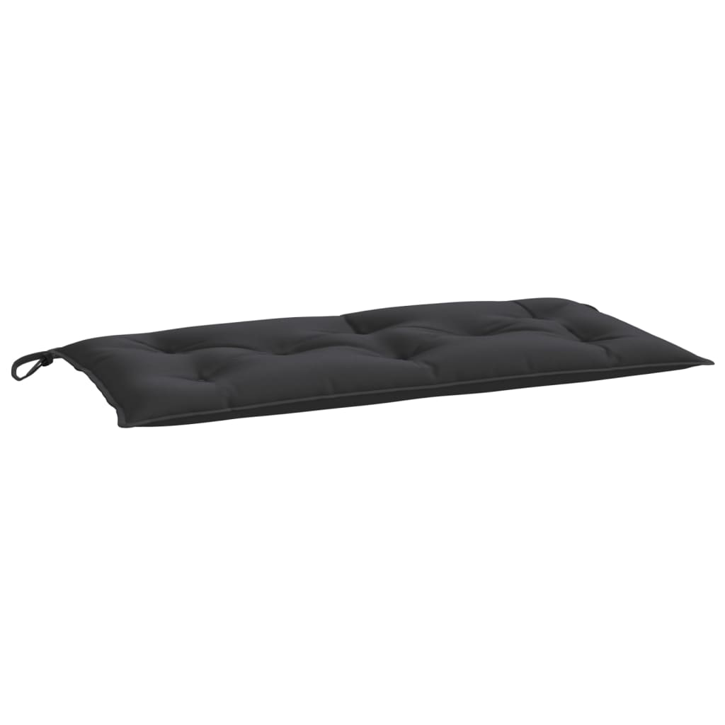 Vidaxl Garden Bench Kissen 100x50x7 cm Oxford Stoff schwarz