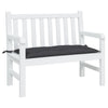 Vidaxl Garden Bench Kissen 100x50x7 cm Oxford Stoff schwarz